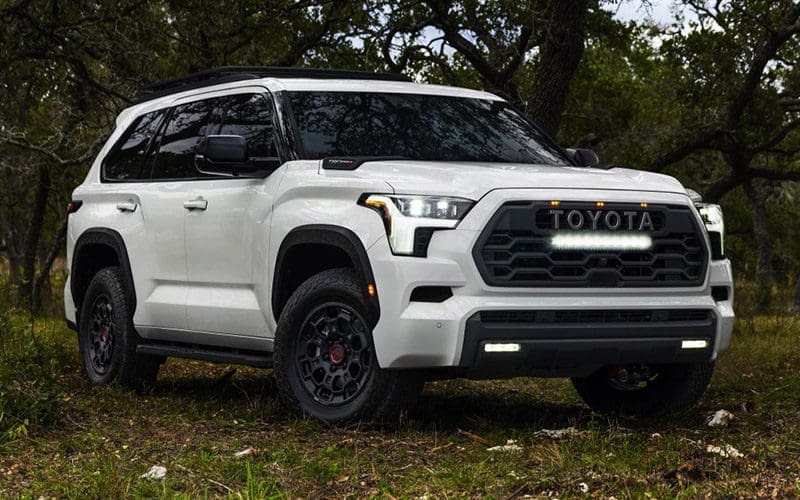 Toyota Sequoia 2023 ลุคใหม่อย่างเฟิร์ม ไม่มี V8 แต่ทรงพลังมาก | ยางรถยนต์ ราคาอัปเดต 2026 ครบทุกยี่ห้อ รวมยาง Ev | Autotirechecking Toyota Sequoia 2023 ลุคใหม่อย่างเฟิร์ม ไม่มี V8 แต่ทรงพลังมาก