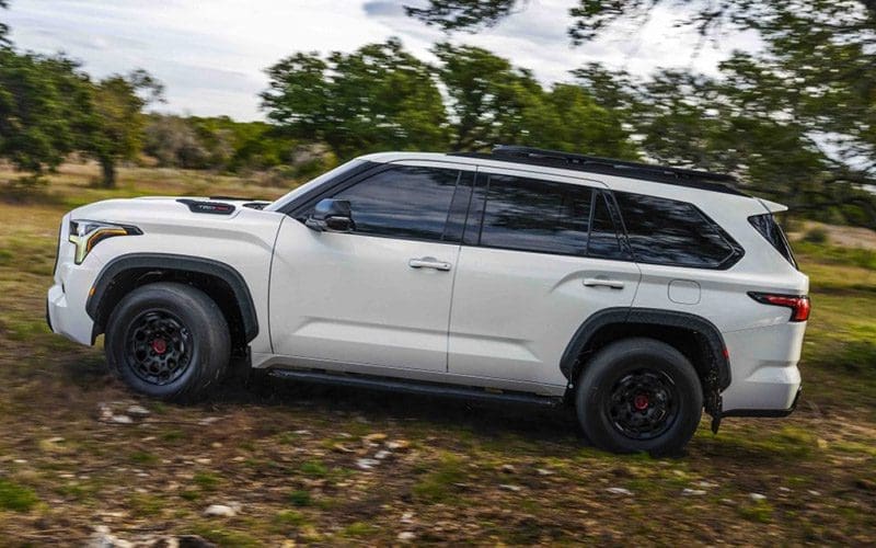 Toyota Sequoia 2023 ลุคใหม่อย่างเฟิร์ม ไม่มี V8 แต่ทรงพลังมาก | ยางรถยนต์ ราคาอัปเดต 2026 ครบทุกยี่ห้อ รวมยาง Ev | Autotirechecking Toyota Sequoia 2023 ลุคใหม่อย่างเฟิร์ม ไม่มี V8 แต่ทรงพลังมาก