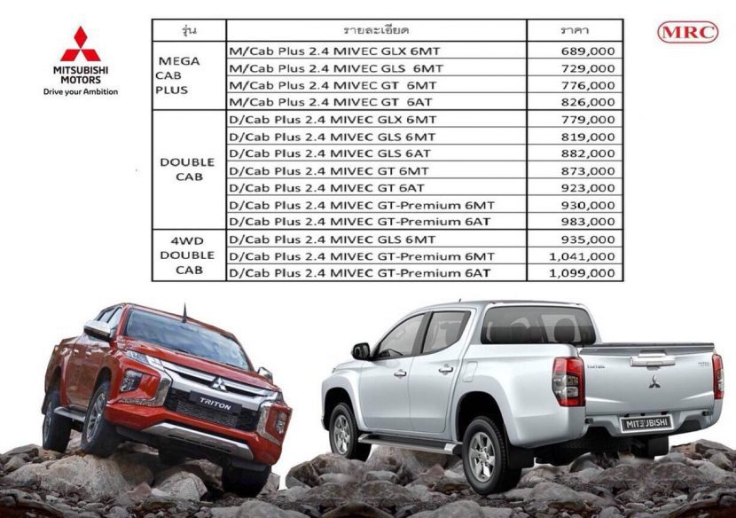 MITSUBISHI TRITON 2019 มิตซูบิชิ ไทรทัน ดาวน์ 19,000 บาท ผ่อน 10,000 บาท MITSUBISHI TRITON 2019 มิตซูบิชิ ไทรทัน ดาวน์ 19,000 บาท ผ่อน 10,000 บาท