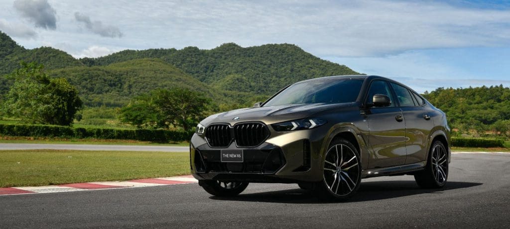 Bmw X6 2025 สปอร์ต Suv ราคา ตารางผ่อน และ สเปคเต็ม | ยางรถยนต์ ราคาอัปเดต 2026 ครบทุกยี่ห้อ รวมยาง Ev | Autotirechecking BMW X6 2025 สปอร์ต SUV ราคา ตารางผ่อน และ สเปคเต็ม