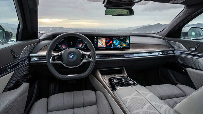 BMW i7 BMW i7 อวดดีไซน์ใหม่ ภายในหรูหราและมาเพื่อฆ่า Mercedes EQS