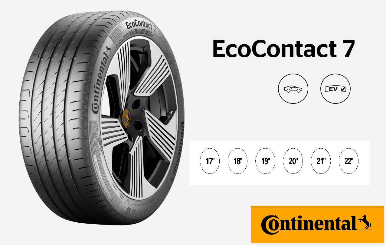 Continental EcoContact 7 ยางพรีเมี่ยมสายประหยัดน้ำมันตัวจริง Continental EcoContact 7 ยางพรีเมี่ยมสายประหยัดน้ำมันตัวจริง