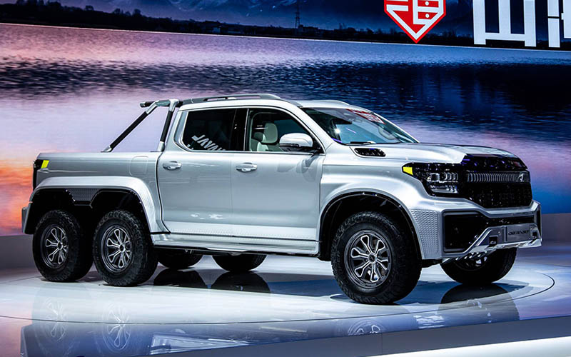 GWM POER Cyberpickup 6x6 GWM POER Cyberpickup 6x6 อลังการงานจีน ฟูลไซซ์ปิกอัพขับเคลื่อน 6 ล้อ