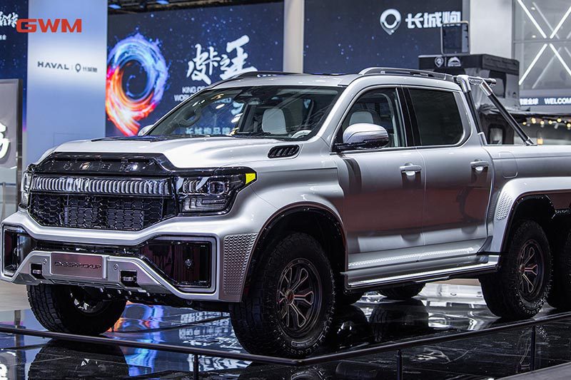 GWM POER Cyberpickup 6x6 GWM POER Cyberpickup 6x6 อลังการงานจีน ฟูลไซซ์ปิกอัพขับเคลื่อน 6 ล้อ