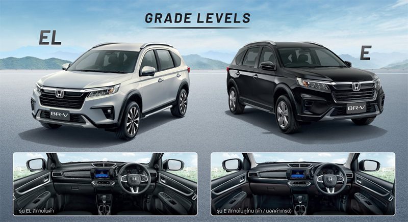 Honda BR V 2023 ราคา ตารางผ่อน เริ่มต้น 8,200 บาท
