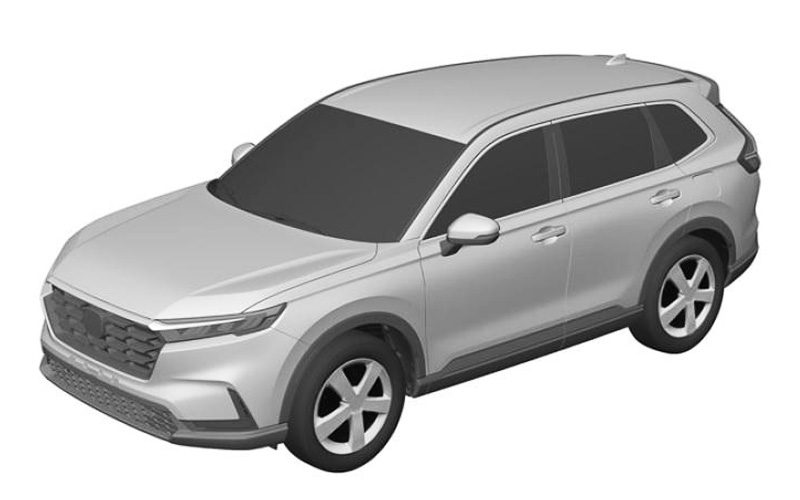 Honda CR-V 2023 Honda CR V 2023 หลุดภาพจดสิทธิบัตร คล้าย HR V ที่ใหญ่ขึ้น