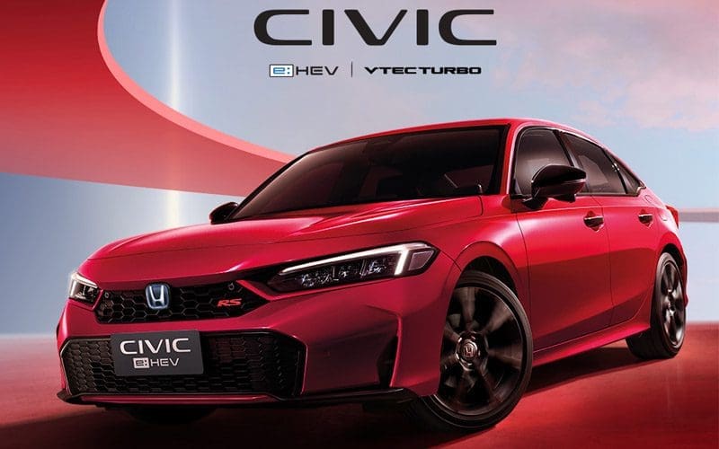 Honda Civic 2025 ใหม่ปรับโฉม เหลือ 3 รุ่นย่อย ราคาเริ่ม 1.03 ล้านบาท