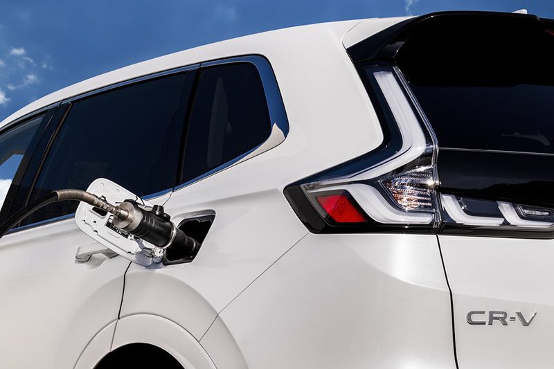 Honda CR V e:FCEV เปิดตัวสหรัฐฯ เติมได้ทั้งไฟฟ้าและไฮโดรเจน