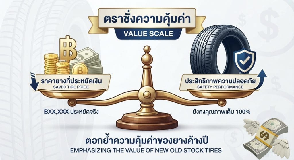 ยางค้างปีใช้งานได้จริง? วิธีดูปีผลิตยางและอายุยางที่ถูกต้อง