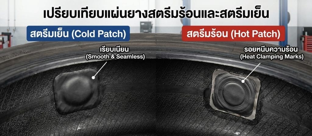 แทงไหม VS สตรีมร้อน VS สตรีมเย็น เลือกผิดแก้มยางพัง!