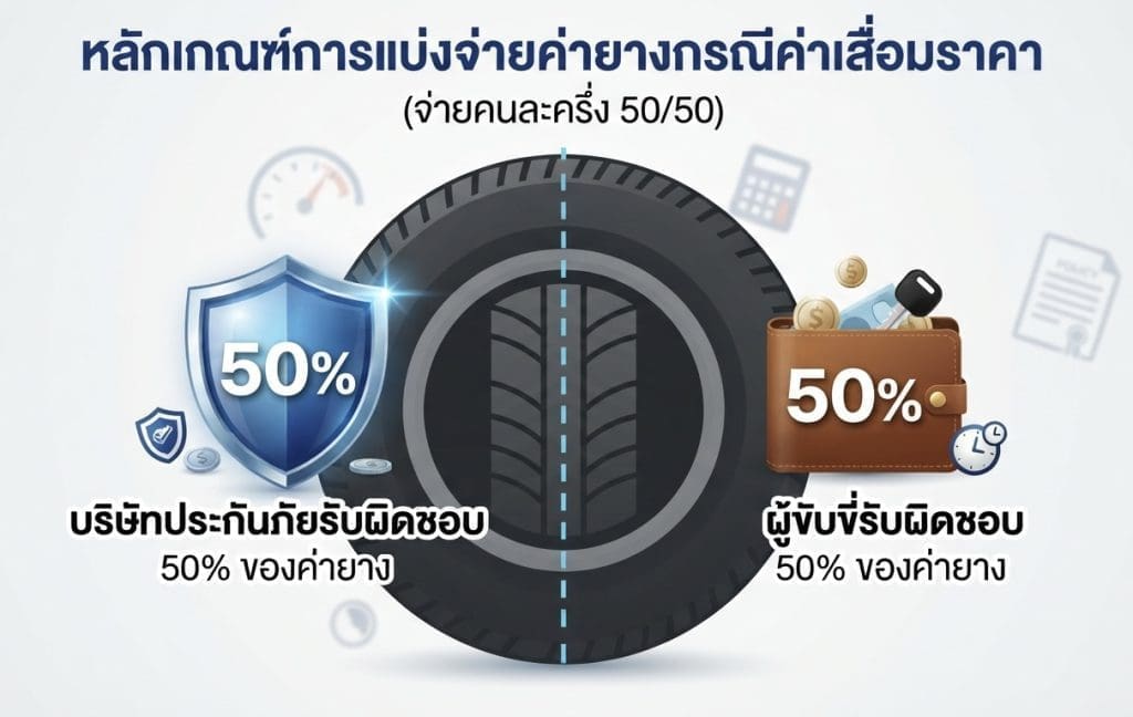 ยางแตก ยางระเบิด เคลมประกันภัยได้ไหม?