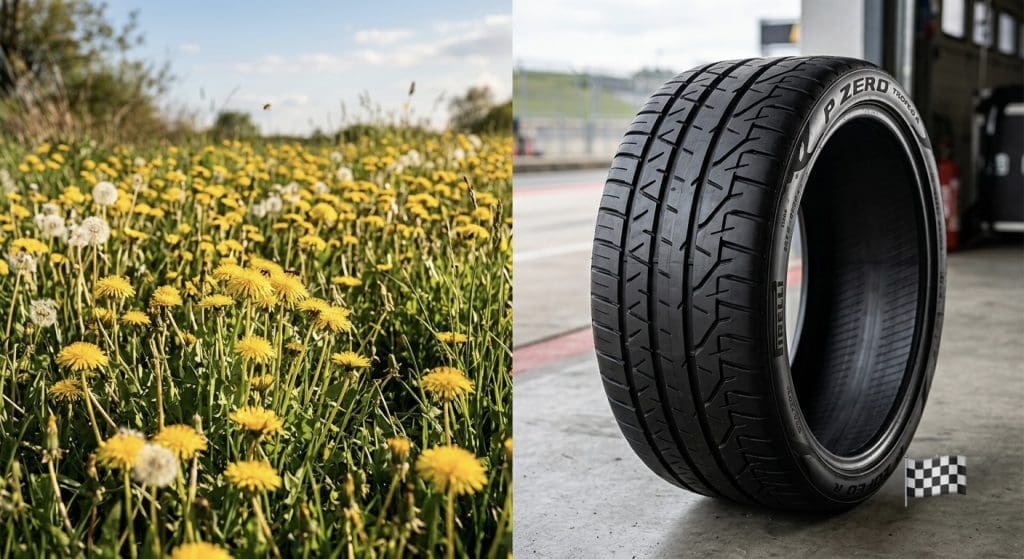 Pirelli พลิกโฉม! เปิดตัว P Zero E Tech ผลิตแดนดิไลออน 100%