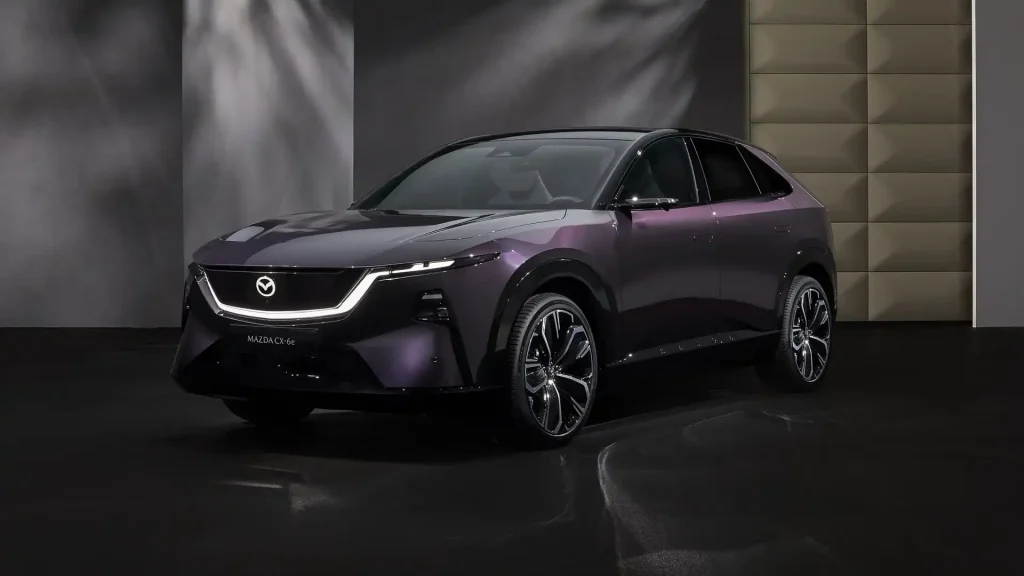Mazda CX 6e 2026 วิ่งไกลเกือบ 500 กม. SUV ไฟฟ้าเน้นคุ้มค่า
