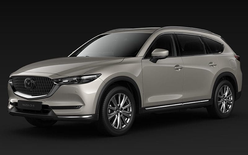 Mazda Cx8 2022 | ยางรถยนต์ ราคาอัปเดต 2026 ครบทุกยี่ห้อ รวมยาง Ev | Autotirechecking Mazda CX 8 2022 ใหม่ ปรับการตกแต่งเพิ่มอุปกรณ์ ราคาเริ่ม 1,549,000 บาท