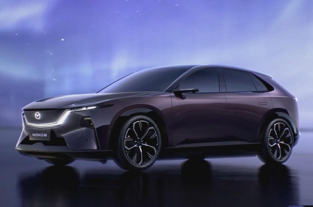 Mazda EZ60 รถยนต์ไฟฟ้ารุ่นใหม่จาก Mazda ที่ผสานความหรูสปอร์ต Mazda EZ60 รถยนต์ไฟฟ้ารุ่นใหม่จาก Mazda ที่ผสานความหรูสปอร์ต