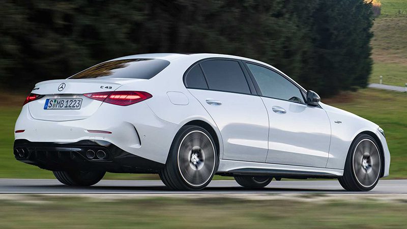 Mercedes AMG C43 2023 ใหม่ ไม่มีอีกแล้วขุมพลัง วี 6 สูบ