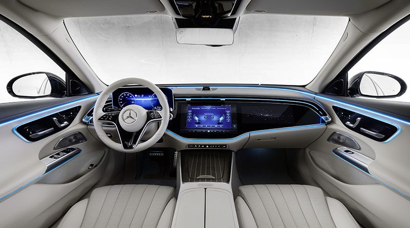 Mercedes Benz E Class 2023 โฉมใหม่ คล้ายตระกูล EQ แถมภายในก็บันเทิงมาก
