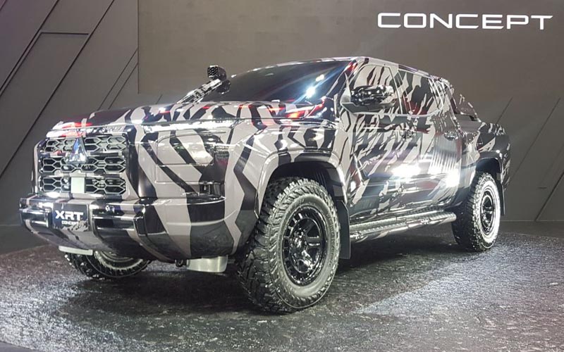 Mitsubishi Triton 2023 Mitsubishi Triton 2023 ปรากฏตัวงานมอเตอร์โชว์ในร่างรถต้นแบบ