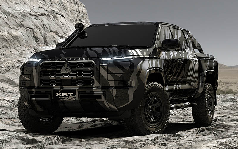 Mitsubishi Triton 2023 Mitsubishi Triton 2023 ปรากฏตัวงานมอเตอร์โชว์ในร่างรถต้นแบบ