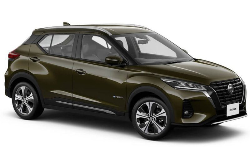 Khaki Titanium Nissan Kicks e POWER ใหม่ สีพิเศษ Titanium Khaki ราคา 919,900 บาท