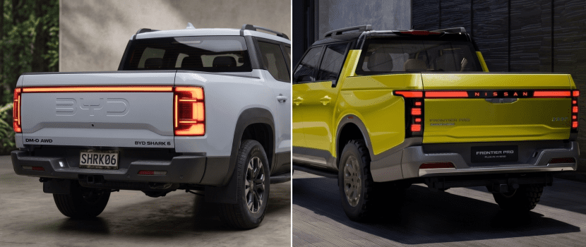Nissan Frontier Pro Phev ชน Byd Shark 6 ถ้าเข้าไทยใครสนไหม | ยางรถยนต์ ราคาอัปเดต 2026 ครบทุกยี่ห้อ รวมยาง Ev | Autotirechecking Nissan Frontier Pro PHEV ชน BYD Shark 6 ถ้าเข้าไทยใครสนไหม