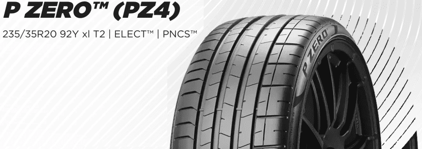 Pirelli P zero PZ4 T1 ncs ยางที่ออกแบมาเฉพาะ TESLA