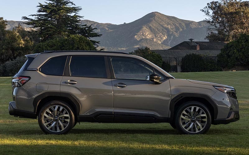 Subaru Forester 2024 | ยางรถยนต์ ราคาอัปเดต 2026 ครบทุกยี่ห้อ รวมยาง Ev | Autotirechecking Subaru Forester 2024 เปิดตัวสหรัฐฯ สาวกสูบนอนไทยรอลุ้นปีหน้า