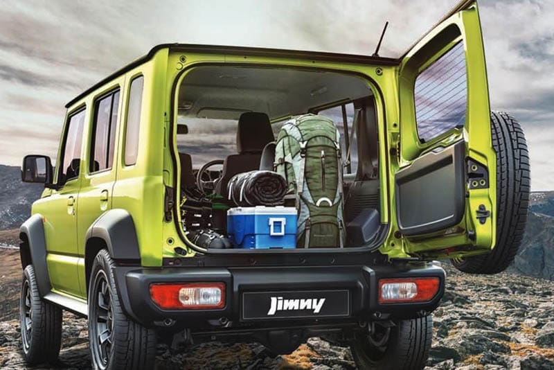 Suzuki Jimny 5 ประตู | ยางรถยนต์ ราคาอัปเดต 2026 ครบทุกยี่ห้อ รวมยาง Ev | Autotirechecking Suzuki Jimny 5 ประตู เปิดตัวอินเดีย งาน Auto Expo 2023
