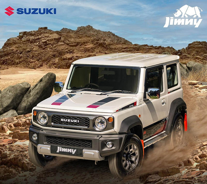 Suzuki Jimny Rhino Edition Suzuki Jimny Rhino Edition แต่งแรดเป็นพิเศษ เปิดตัวมาเลเซีย
