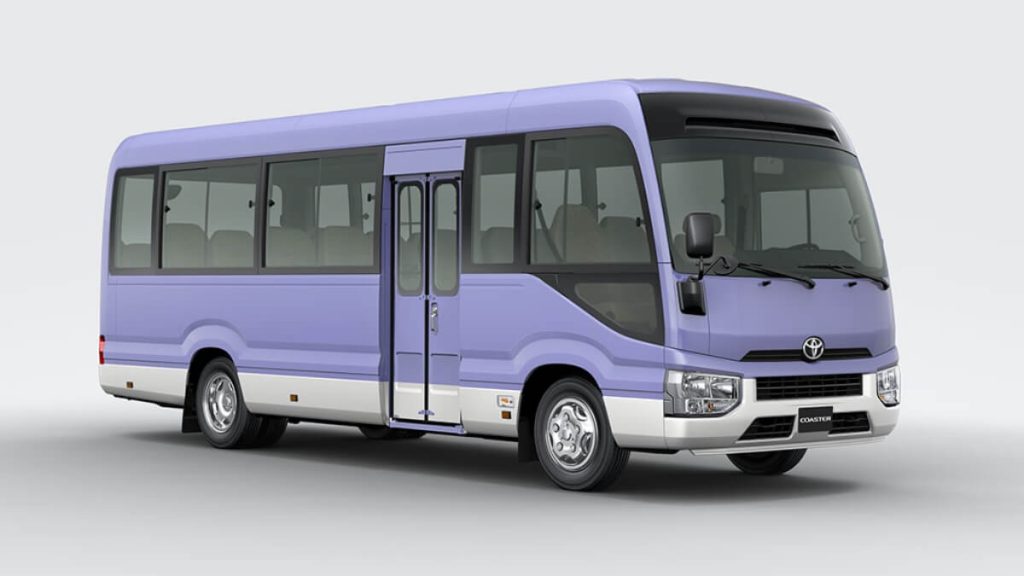 Toyota Coaster 2025 มินิบัสเอนกประสงค์พร้อมใช้งานทุกองค์กร Toyota Coaster 2025 มินิบัสเอนกประสงค์พร้อมใช้งานทุกองค์กร