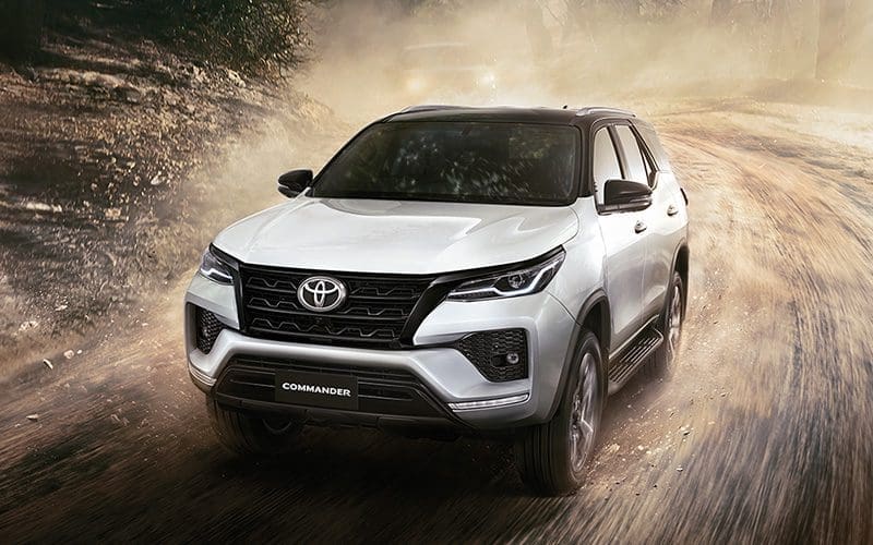 Toyota Fortuner Commander 2022 ราคา 1505 ลบ ฉลองยืนหนึ่ง | ยางรถยนต์ ราคาอัปเดต 2026 ครบทุกยี่ห้อ รวมยาง Ev | Autotirechecking Toyota Fortuner Commander 2022 ราคา 1.505 ลบ. ฉลองยืนหนึ่ง