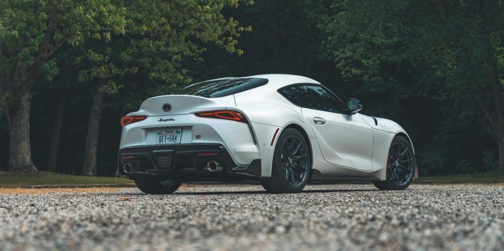 Toyota Gr Supra 2025 รีวิว สปอร์ตคูเป้ 382 แรงม้า Rwd | ยางรถยนต์ ราคาอัปเดต 2026 ครบทุกยี่ห้อ รวมยาง Ev | Autotirechecking Toyota GR Supra 2025 รีวิว สปอร์ตคูเป้ 382 แรงม้า RWD