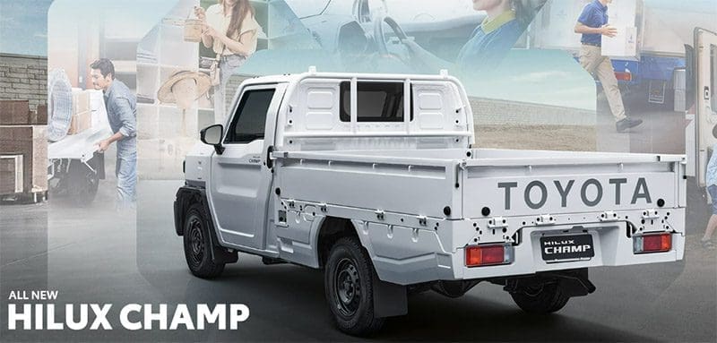Toyota Hilux Champ 2024 | ยางรถยนต์ ราคาอัปเดต 2026 ครบทุกยี่ห้อ รวมยาง Ev | Autotirechecking สเปก Toyota Hilux Champ 2024 ทั้ง 8 รุ่นย่อย ราคาเริ่ม 459,000 บาท