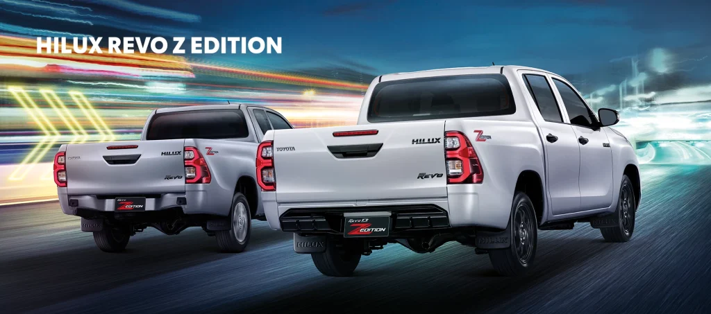 Toyota Hilux Revo Z Edition 2025 สปอร์ตพร้อมลุย เริ่ม 6 แสน Toyota Hilux Revo Z Edition 2025 สปอร์ตพร้อมลุย เริ่ม 6 แสน