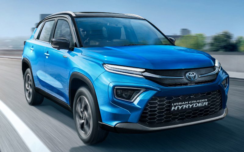 Toyota Urban Cruiser Hyryder Toyota Urban Cruiser Hyryder เปิดราคาในอินเดีย เริ่มต้น 6.9 แสนบาท