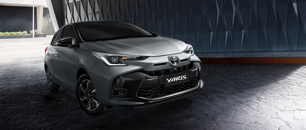 Toyota Yaris 2025 ซับคอมแพ็กต์ไฮบริด ดีไซน์ใหม่ เทคโนโลยีครบ | ยางรถยนต์ ราคาอัปเดต 2026 ครบทุกยี่ห้อ รวมยาง Ev | Autotirechecking Toyota Yaris 2025 ซับคอมแพ็กต์ไฮบริด ดีไซน์ใหม่ เทคโนโลยีครบ