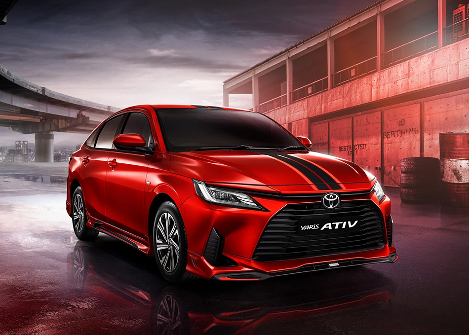 Toyota Yaris Ativ Hev 2025 อีโคคาร์ไฮบริดล้ำสมัยและประหยัด | ยางรถยนต์ ราคาอัปเดต 2026 ครบทุกยี่ห้อ รวมยาง Ev | Autotirechecking Toyota Yaris Ativ HEV 2025 อีโคคาร์ไฮบริดล้ำสมัยและประหยัด