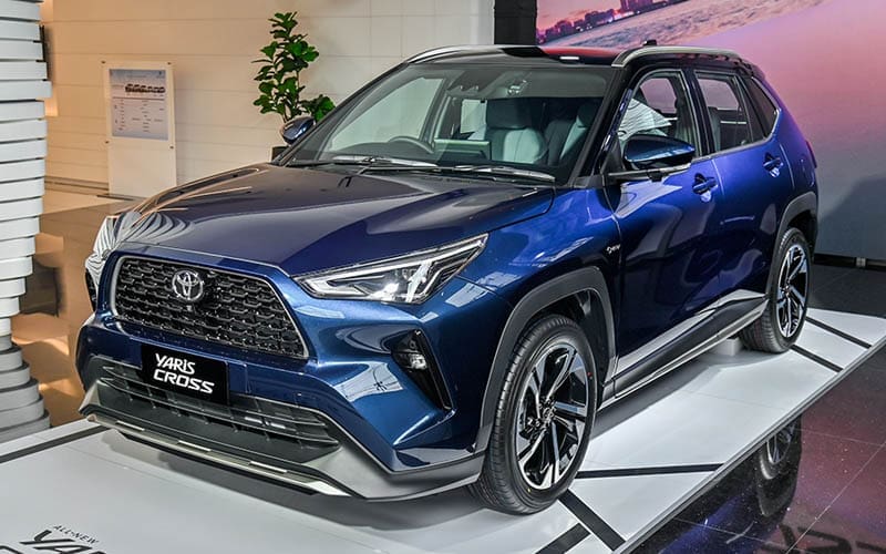 Toyota Yaris Cross 2023 | ยางรถยนต์ ราคาอัปเดต 2026 ครบทุกยี่ห้อ รวมยาง Ev | Autotirechecking Toyota Yaris Cross 2026 ราคา ตารางผ่อน รีวิวสเปค ไฮบริด