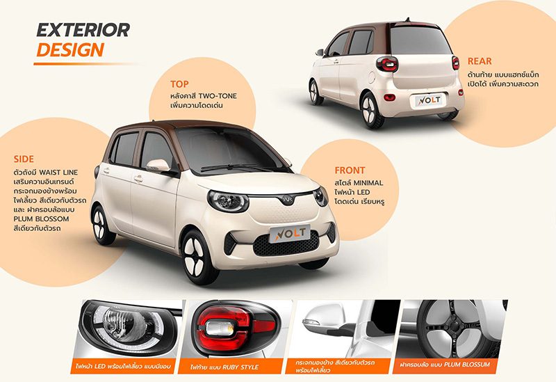 VOLT City EV 2022 VOLT City EV 2022 ราคา ตารางผ่อน เริ่มต้น 3,200 บาท