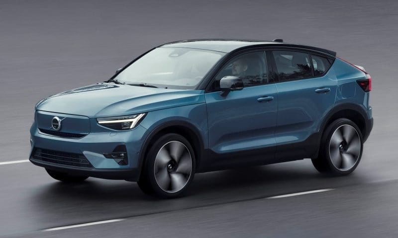 Volvo C40 Recharge Pure Electric | ยางรถยนต์ ราคาอัปเดต 2026 ครบทุกยี่ห้อ รวมยาง Ev | Autotirechecking Volvo C40 Recharge Pure Electric เปิดตัวในไทย ราคา 2.75 ล้านบาท
