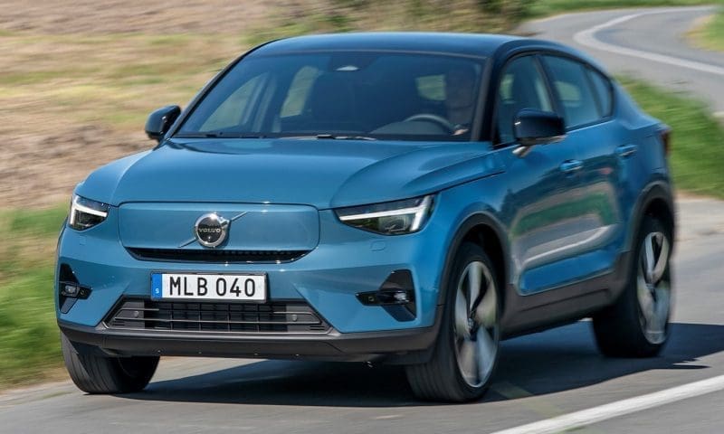 Volvo C40 Recharge Pure Electric | ยางรถยนต์ ราคาอัปเดต 2026 ครบทุกยี่ห้อ รวมยาง Ev | Autotirechecking Volvo C40 Recharge Pure Electric เปิดตัวในไทย ราคา 2.75 ล้านบาท