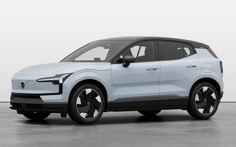 Volvo Ex30 2023 | ยางรถยนต์ ราคาอัปเดต 2026 ครบทุกยี่ห้อ รวมยาง Ev | Autotirechecking Volvo EX30 2023 รถ SUV ไฟฟ้าพรีเมียมรุ่นเล็ก ราคาเริ่ม 1,590,000 บาท