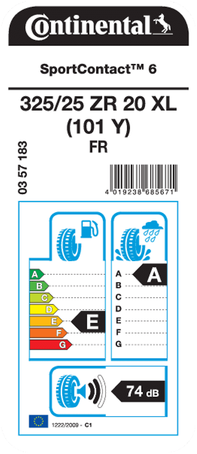 Continental SportContact 6 เต็มสมรรถนะระดับพรีเมี่ยม Continental SportContact 6 เต็มสมรรถนะระดับพรีเมี่ยม