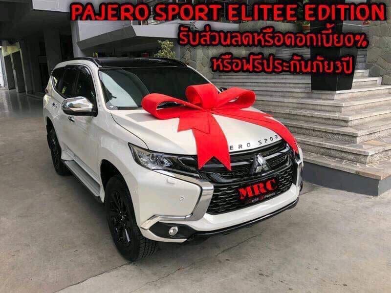 MITSUBISHI PAJERO SPORT 2018   มิตซูบิชิ ปาเจโร่ 2018 ดอกเบี้ย 0 นาน 36 งวด