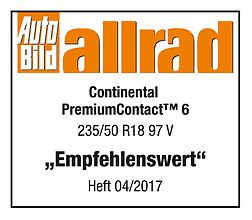 Continental PremiumContact™ 6 เงียบทนเกินราคา Continental PremiumContact™ 6 เงียบทนเกินราคา