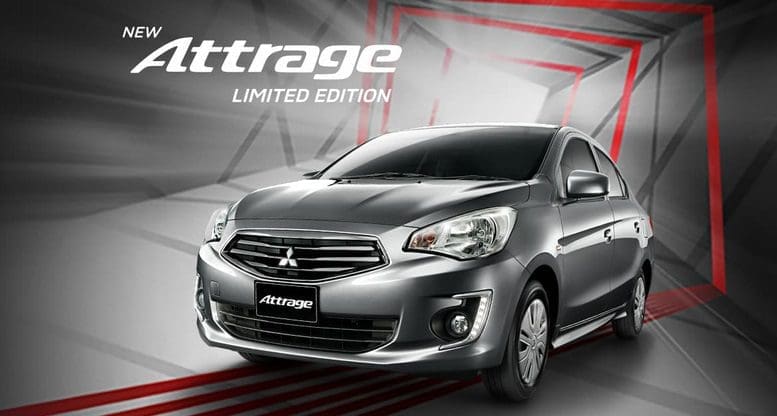 มิตซูบิชิ แอททราจ 2019 ราคา 526000 บาท Mitsubishi Attrage Limited Edition 2019 | ยางรถยนต์ ราคาอัปเดต 2026 ครบทุกยี่ห้อ รวมยาง Ev | Autotirechecking มิตซูบิชิ แอททราจ 2019 ราคา 526,000 บาท MITSUBISHI ATTRAGE LIMITED EDITION 2019